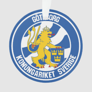 Göteborg Round Emblem Ornament
