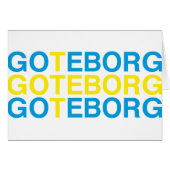GOTEBORG Swedish Flag (Devant horizontal)