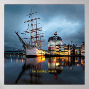 Göteborg, Zweden Haven Poster
