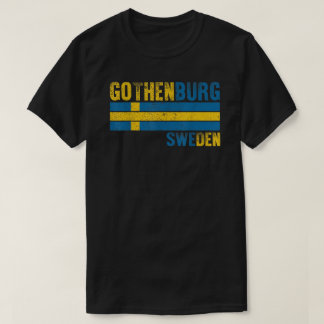 Göteborg Zweden Vlag Zweedse Mannen vrouwen Kinder T-shirt