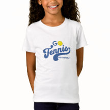 GoTennis en T-shirt filles bleues