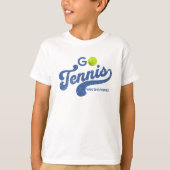 GoTennis in Blue Boy's T-Shirts (Devant)