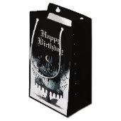 Goth Anniversaire Sac cadeau - Castle Anniversaire (Devant Angle)