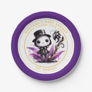 Goth Baby Jongen of Meisje Shower Bedankt  Papieren Bordje