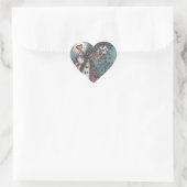 Goth Broken Valentine HEART STICKERS Feuille (Sac)