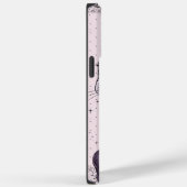 Goth Coquette Cat Phone Case – Pink & Black  (Achterkant / Rechts)