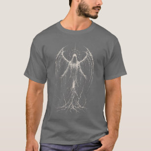 Goth Engel Cyber Sigil Gevallen Vleugels Alt Alter T-shirt