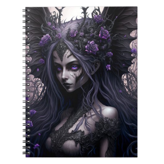 Goth Fairy Dark Imaginaire Art Carnet (Devant)