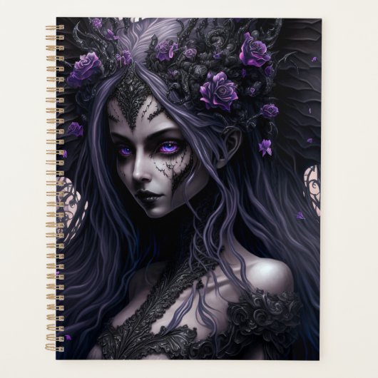 Goth Fairy Gothique Imaginaire Art Planificateur (Devant)