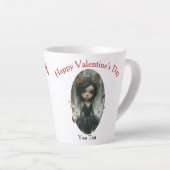 Goth Fairy Mug avec Gold Heart Locket Cup (Angle droit)