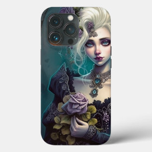 Goth Girl Art coque iphone