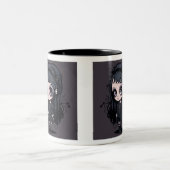 Goth Girl Mug à deux tons, 11 oz (Centre)