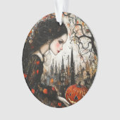 Goth Girl Ornament d'Halloween (devant)