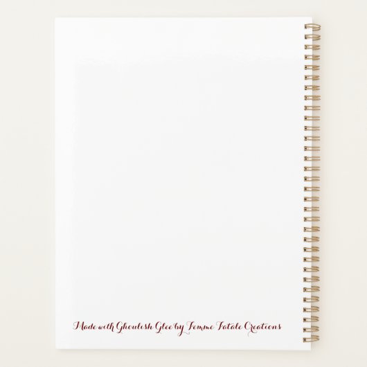 Goth Glam Vamp Planificateur de lèvre (Dos)