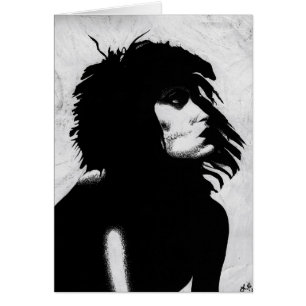 Goth Goddess Woman Portrait Iconique Mode Art