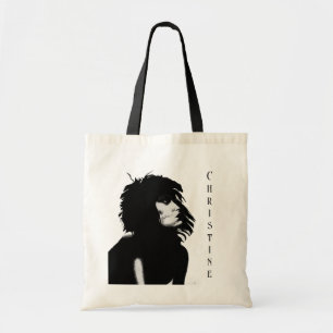 Goth Godin Vrouw Portret Iconische Mode Kunst Tote Bag