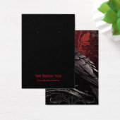 Goth Gothic Corbeau Corbeau Carte d'affichage (Bureau)