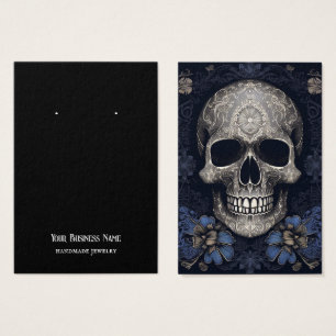 Goth Gothique Crâne d'oreille carte d'affichage