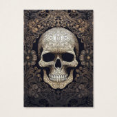 Goth Gothique Crâne d'oreille carte d'affichage (Dos)