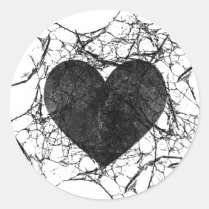Goth Grunge Stickers Coeur brisé