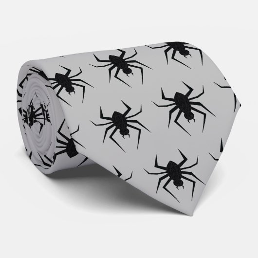 Goth Halloween Spider Cravate (Roulé)