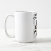 Goth Importante Autre Rose noir Mug (Gauche)