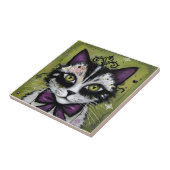 Goth Kat Tegeltje (Zijkant)