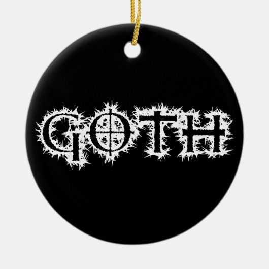 Goth Keramisch Ornament (Voorkant)