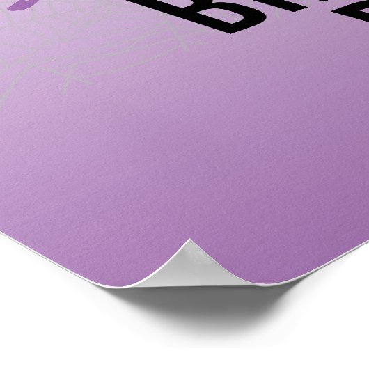 Goth Lèvres Vampire Halloween Affiche d'anniversai (Coin)