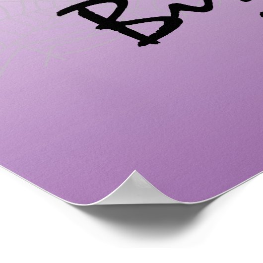 Goth Lèvres Vampire Halloween Affiche d'anniversai (Coin)