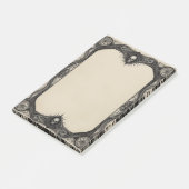 Goth lijst met schedels post-it® notes (Schuin)