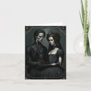 Goth minnaars valentijnskaart kaart