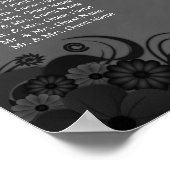 Goth noir et gris Mariage 9 tableaux Tableau de si (Coin)