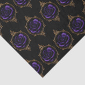 Goth Paarse Roos Tissuepapier (Detail)