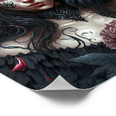 Goth Princesse Gothique Imaginaire Art Poster (Coin)