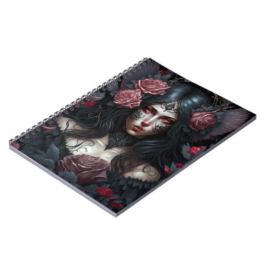 Goth Princesse Imaginaire gothique Carnet d'art (Côté gauche)