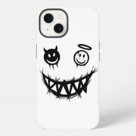 Goth Punk Griezelen Creepy Schattig Gestikt Mond  iPhone 13 Hoesje