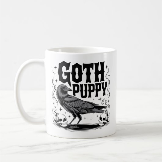 Goth Puppy Koffiemok (Links)