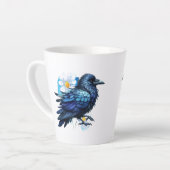 Goth Raven Coffee Mug Dark Aesthetic (Angle gauche)