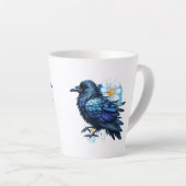 Goth Raven Coffee Mug Dark Aesthetic (Angle droit)