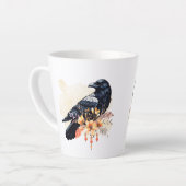 Goth Raven Coffee Mug Dark Aesthetic Latte Mok (Linkerhoek)