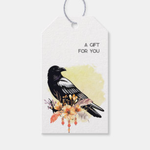 Goth Raven Donkere Esthetiek Cadeaulabel