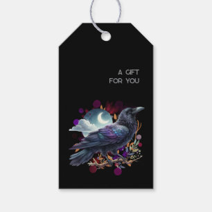 Goth Raven Donkere Esthetiek Cadeaulabel