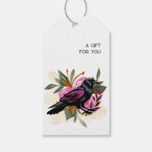 Goth Raven Donkere Esthetiek Cadeaulabel