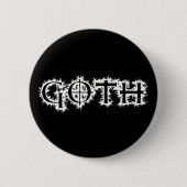 Goth Ronde Button 5,7 Cm (Voorkant)