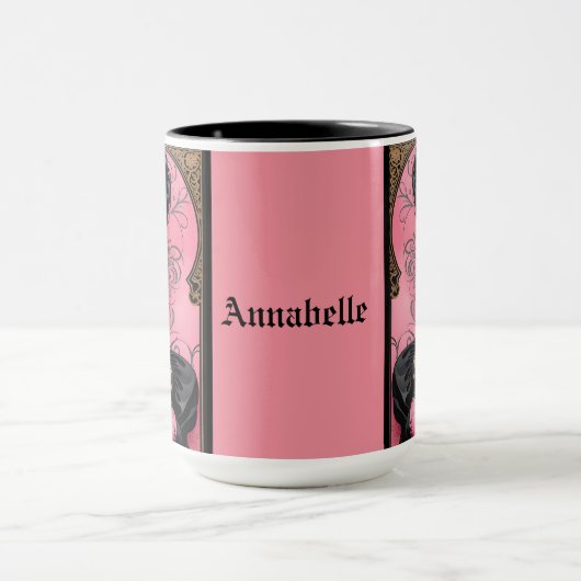 Goth Rose Lady Coffee Mug (Centre)