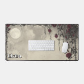 Goth Roses Brambles Thorns Pleine lune. Personnali (Clavier et souris)