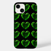 Goth St. Patrick's Day Green Heart iPhone 6 Coque (Verso)