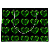Goth St. Patrick's Day Sac Coeur Vert (Devant)