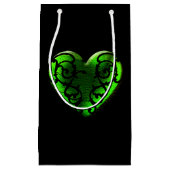Goth St. Patrick's Day Sac Coeur Vert (Devant)